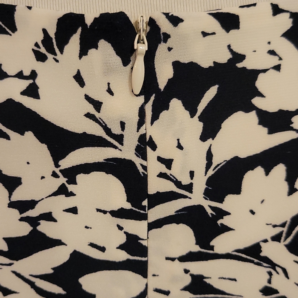 Chaps Floral Rouched Waist Dress - Picture 4 of 6